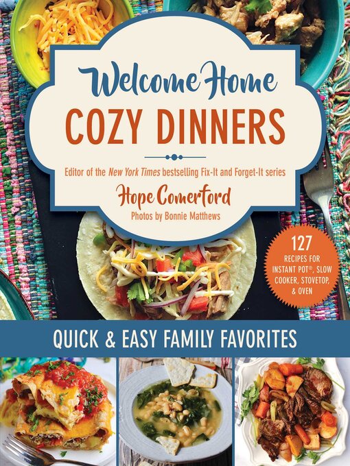 Title details for Welcome Home Cozy Dinners by Hope Comerford - Wait list